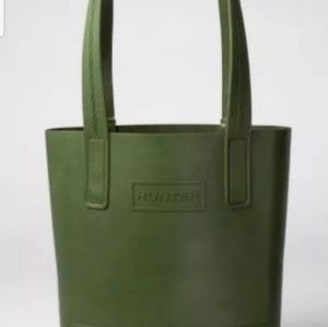Target hunter green tote NWOT rare